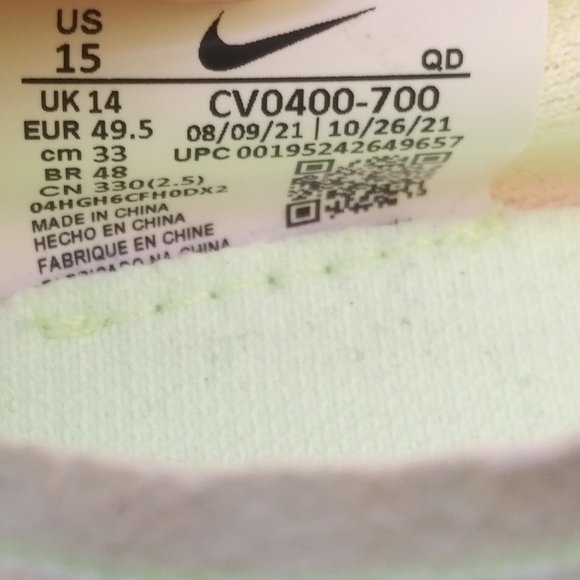 Nike ZoomX Dragonfly Track & Field Spikes – Size 15 - Picture 7 of 11